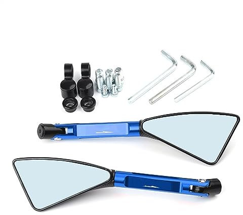 Motorrad Lenkerendenspiegel Universal-Motorrad-Seitenspiegel Für K&AWASAKI Für Z900 Für Z1000 Für Z800 Für Z750 Für Z650 Für Z300 Für Z250 Für Z125(4,Small Mirror)