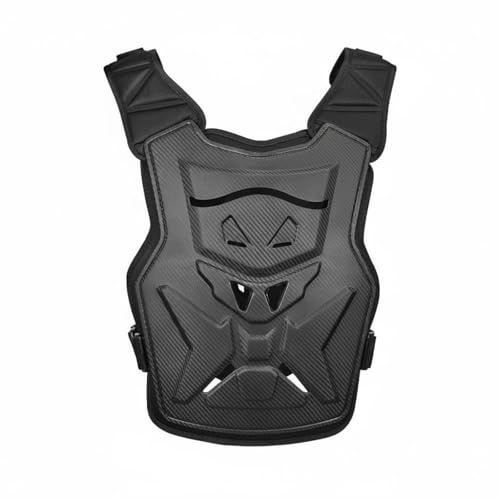 Sharplace de Pecho Motociclista Protector Motocross Chaleco Anticaídas con Material EVA y Fibra de Carbono Función Absorción de Impactos para Ciclistas Profesionales y Uso en Terrenos Accidentados