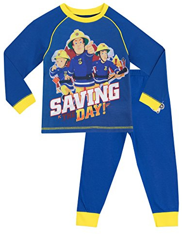Brandman Sam pyjamas för pojkar, flerfärgad, 98