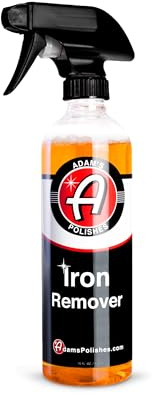 Adam's Iron Remover (16oz) - Iron Out Fallout & Stop Rust Remover Spray for Car Detailing Removes Iron Particles in Auto Paint, Wheels, Motorcycle, RV & Boat - Use Before Clay Bar, Wax or Car Wash