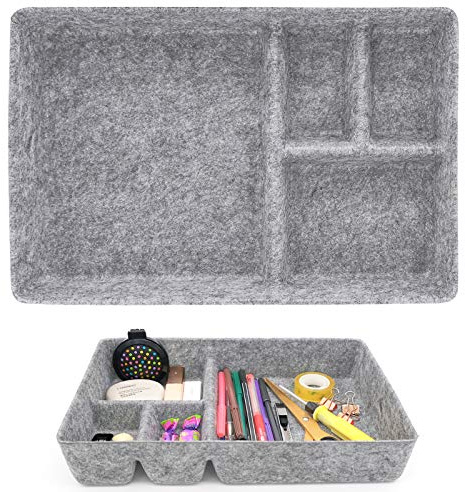 JLNGTHONG Schubladen Organizer, Aus Filz Set Waschbare Aufbewahrungsbox Ideal als Organizer zur Aufbewahrung von Büroartikeln