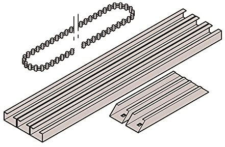 Hörmann Führungsschiene FS 33 für Garagentorantriebe / 439482