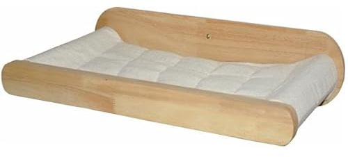 nanook Katzen Wandliegeplatz Wand Katzenliege Hängematte Kratzbaum Katzenbett Kletterwand - 60 cm - zur Wandmontage