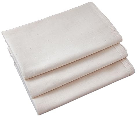 Cabilock 3piezas Colador Fino Tela Algodón Filtro Reutilizable Tela Sin Blanquear Para Cocina y