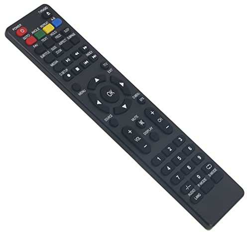 Ersetzte Universal Fernbedienung Passend für JTC/Jay-Tech GPRC15926 Tech TV Ultra HD Smart TV 2040C, 2040TT,s32h5351j,s65u65129m,DVB-821510,LTV-215KL,2032DTT, PDVB-PM13209HCATS