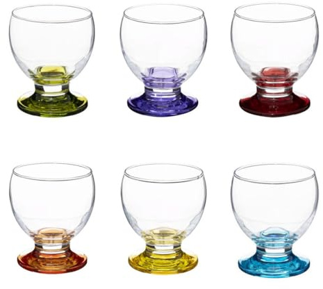 Paris Prix Secret de Gourmet - Lot de 6 Verres à Vin Tino 15cl Multicolore