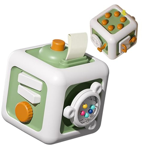 Sensorisk kub, sensorisk leksak, Busy Cube, sensorisk leksak, sensorisk leksak för sensorisk inlärning, aktivitetscenter, motorik inlärning, födelsedagsleksaker, utvecklingsleksaker för flickor och