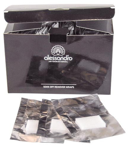 Alessandro SOAK OFF REMOVER WRAPS 100 STÜCK