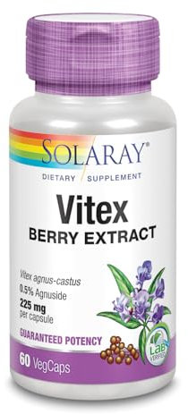Solaray Vitex - 60 Cápsulas
