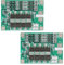 Fasizi 2Pcs Bordo di Protezione della Batteria 3S 12V 40A Bordo di Protezione del Caricatore della Batteria al Litio BMS Bordo con Carica di Equilibrio