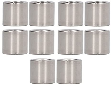 Runde Steckverbindermutter M10 Runde Kupplungsmutter M10 Rundstecker Muttern Stab Kupplungsmutter 10 Stück Rundsteckmutter M10x1.5 14