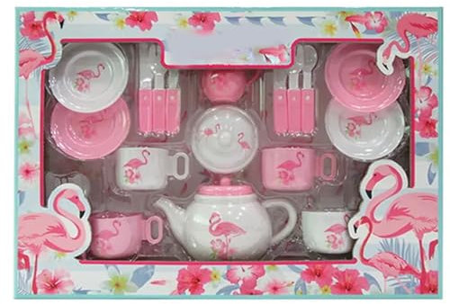 PEBBLE HUG Delightful Kitchen Play Tea Set, Educational Fun, Cups, Inspire Creativity, Children Roleplay Playsets, Sturdy And durable, for Birthdays