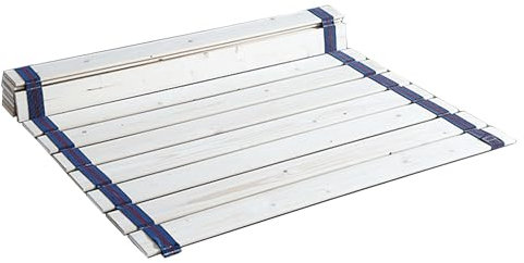 Holz-Matratzenauflage für Einzel-, Doppel-, Queen-Size- und Kingsize-Betten, zusammenklappbare Latten für erhöhten Komfort und Unterstützung, 180 x 200 cm