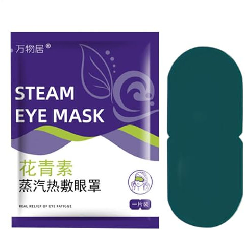 Parches de ojos Steam | Máscara de ojos calientes SPA - Almohadillas térmicas para calmar los ojos secos, antifaz para dormir caliente, aliviar la fatiga ocular, antifaz de vapor de antocianina alivia