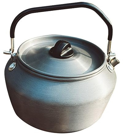 KOMBIUDA Théière De Camping Portable Bouilloire Pour Extérieur Théière De Pique- Légère Facile à Utiliser Manipuler