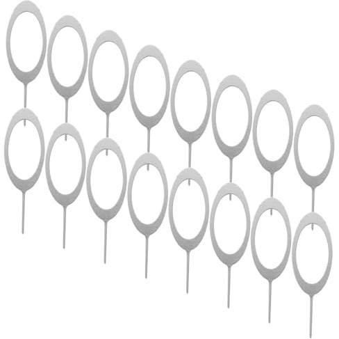 Operitacx 100piezas Aguja para Extraer Tarjeta Sim De Acero Inoxidable Pin para Tarjeta Sim De Teléfono Móvil Herramienta De Extracción De para Teléfonos Inteligentes Viajes y Hogar