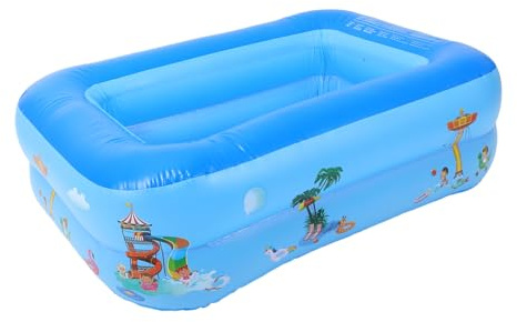 HEALSOPTHY 1pezzi Piscina Gonfiabile Per Ragazzo Piscina Da Sabbia Materassino Ad Pieghevole Realizzata in Pvc Sicura e Resistente Adatta Per Ed Esterno e Per Ragazzo