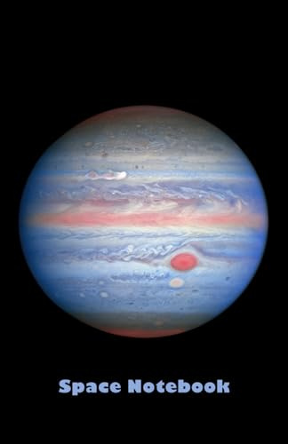 Space Notebook “Jupiter” – Lined Journal – 110 Pages – Pocket Size (5.5 x 8.5 inches)