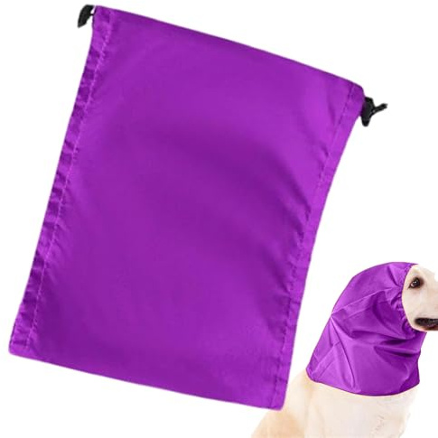 Bvizyelck Dog Bath Shower Cap - Dog Ear Wrap for Shower,Adjustable Pet Grooming Head Protection Cover for Cat Puppy Kitten All Breeds Grooming Care