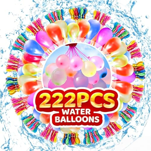 YRPACFB Palloncini Acqua Autosigillanti, Bombe d'Acqua a Riempimento Rapido,Costume per Costume Party, Bombe d'Acqua a Riempimento Rapido per Feste in Giardino - 222