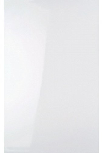 The Cladding Store White Gloss 10mm Bathroom PVC Cladding Shower Ceiling Kitchen Wet Wall Panels Upvc Shower Splash Panels 1m Wide