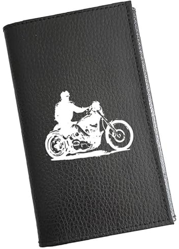 Syl'la Funda para tarjetas de crédito – papeles para coche – permiso de conducir moto estilo Harley Tractor 0 clásico