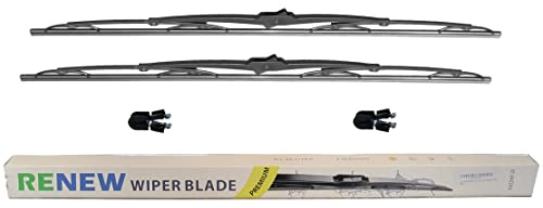 Renew RW32HKF 32 Inch Wiper Blade Pair for RV or Motorhome with Standard 9mm J Hook or Large jumbo 12mm J Hook