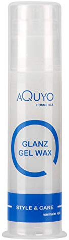 Style & Care Glanz Gel Wax normaler Halt | Stylingcreme für Haarstyling und glänzendes Haar (100ml) | Haargel Creme Wachs für Männer und Frauen
