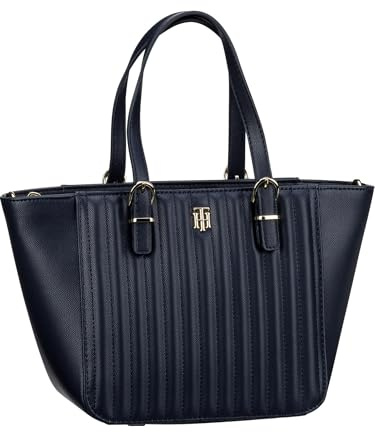 TOMMY HILFIGER TH Timeless Shopper Bag 20 cm, Space Blue, One Size