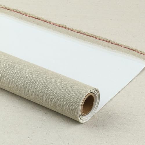 Leinwand auf Leinenrolle 500g/m² Breite 108 cm Leinwand Rolle 3m