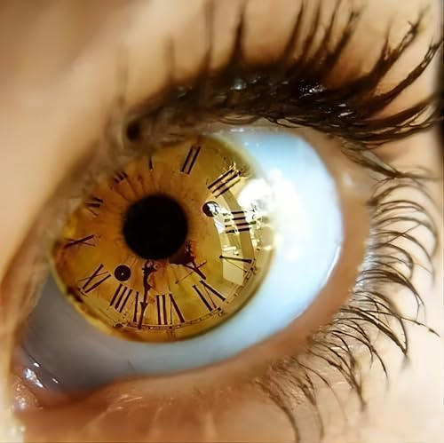 Farbige rote Halloween Monster Kostüm Kontaktlinsen ohne Stärke weiche Vampir Farblinsen, 2 Stück, Red Monster (Date a Live)