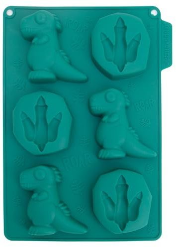 CÉCOA • Moule à gâteau Mini • Mini Dino • Moule en Silicone Thématique Mini • 100% Silicone Platinium • Moule en Silicone 100% Alimentaire • Sans BPA