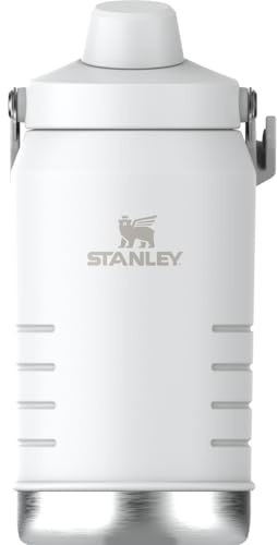 Stanley IceFlow Jarra de flujo rápido con asa, 1,8 L, tapa de goteo en ángulo, a prueba de fugas, para viajes y deportes, acero inoxidable aislado, sin BPA, Frost 2.0