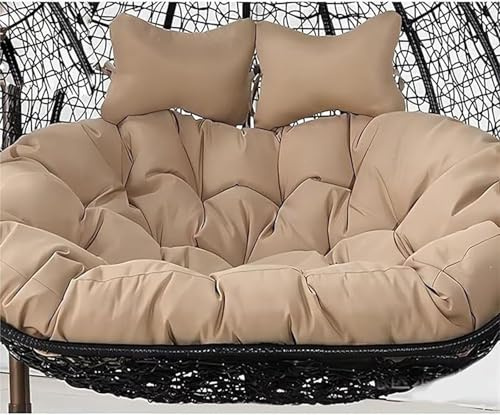 2 Person Hanging Egg Chair Cushion Replacement - Double Basket Hammock Cushion (K,170 * 120cm/67 * 47in)