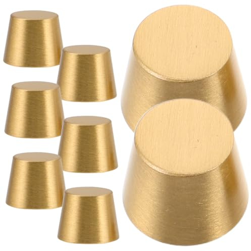 ROMISBABA 8stücke Konische Füße Aus Messing Für Holzschneidebretter Und Schmuckkästen Stabile Möbelfüße Für Servierplatten Und Dekorative Displays Langlebig Und Pflegeleicht