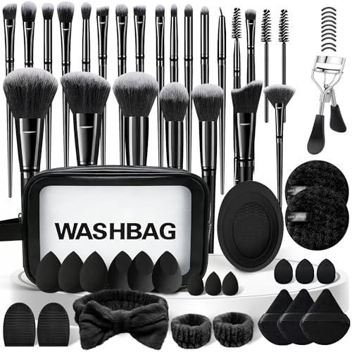 CLRDZN Makeup Brush Set, 62Pcs Makeup Brushes Set Professional, Multi-functional Makeup Brush Sets & Kits with Case Facial Makeup Accessories, Foundation Makeup Brush Kit Eye Make up Brushes & Tools