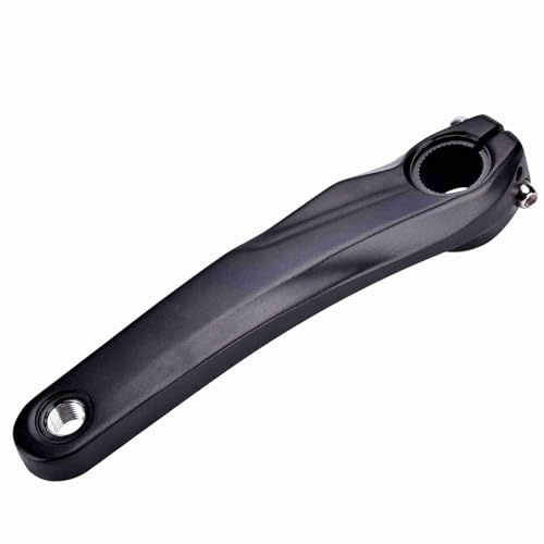 Agatige Brazo de manivela de 170 mm/6,7 pulgadas, accesorio de reemplazo de brazo de manivela izquierda de bicicleta de aleación de aluminio para bielas 590 610 SLX XT XTR, 8,7 * 1,8 * (negro)