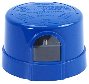 GBAYSA 1 Pack Photocell for Outdoor Light, Auto On/Off Photo Sensor Switch, Dusk to Dawn LED Street/Barn Light Control