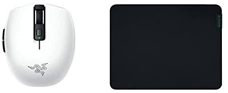 Razer Orochi V2 - Souris Gaming sans Fil avec jusqu'à 950 Heures d'autonomie (Design Ultra-léger, 2 Modes sans Fil) & Gigantus V2 Medium - Tapis de Souris Gaming Souple, 360 x 270 x 3mm