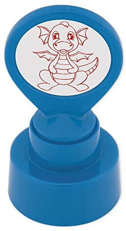 TimeTEX Siebdruck-Stempel Perpetuum rund 25 mm ø - Drache 62317