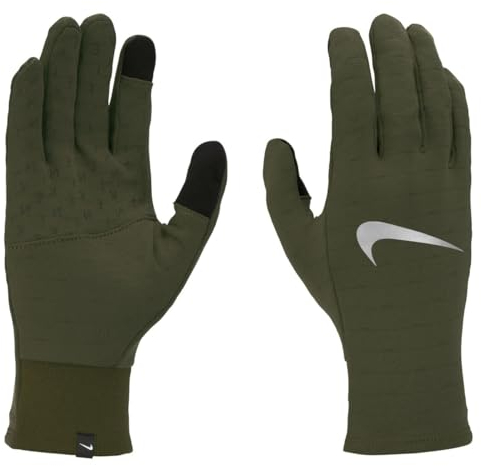 Nike M Sphere 4.0 RG 360 Laufhandschuhe Männer in der Farbe medium Olive/medium Olive/Silver, Größe: L, N.100.2980.203.LG