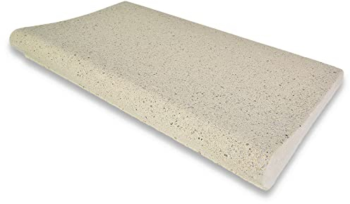 Paradies Pool® Pool Beckenrandstein Komplettset rechteck 300 x 600 cm Sand Welle Schwallkante Poolrandstein Poolumrandung Schwimmbeckenumrandung Randstein