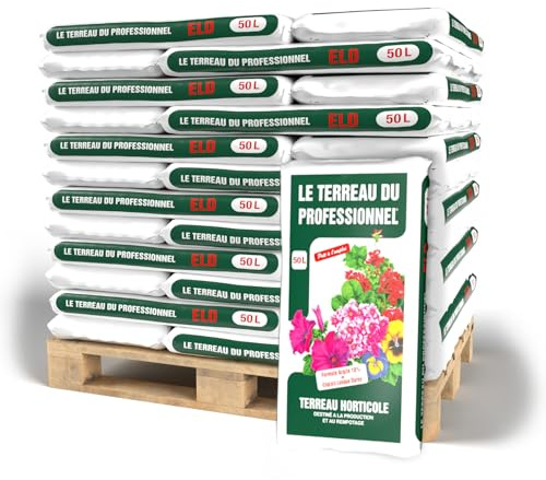 54 x 50L Plantaflor professionelle Blumenerde, Pflanzerde, Gartenerde, Universalerde, Topferde, Kübelpflanzenerde, Kultursubstrat mit Start und Langzeitdünger, Ideale Wasser- und Nährstoffspeicherung