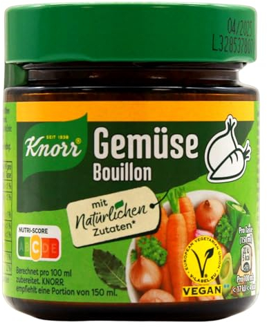 Knorr Gemüse Bouillon vegan, 10er Pack (10 x 136g)
