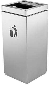 Aschenbecher Aschenbecher Mülleimer Outdoor Indoor Aufzug Korridor Aschenbecher Mülleimer 27/30 Zoll Schwarz/Edelstahl Standaschenbecher (Size : C)