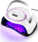 288W Lámpara Secadora UV Uñas, Lampara Uñas Semipermanentes, Lampara UV LED Uñas Profesional con 4 Temporizador, Sensor de Automático, Secador de Uñas Para Manicura/Pedicura, Salón o Hogar