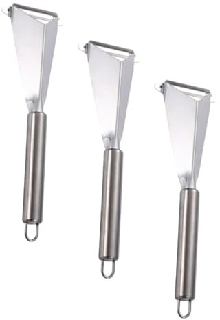 Holibanna 3 Pezzi Tagliafrutta Acciaio Inossidabile Strumenti Per Intagliare Frutta Verdura Utensile Per Sbucciare La Frutta Utensili Da Cucina Tagliaverdure