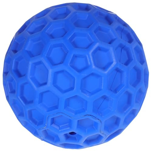 IMIKEYA Jouet à Mâcher Interactif pour Chiens Ballon Caoutchouc avec Design Nid Abeille pour Nettoyage Divertissement des Chiens pour Intérieur Et Extérieur