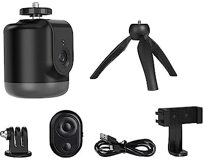 ZGJIAJU Smart Shooting Gimbal Selfie Auto Object Tracking for Action Smartphone Camera Live Chiarezza Precisa(D)