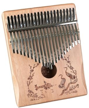 Kalimba Mit 21 Tasten Audio-Konnektivität Und Manueller Stimmung Für Elektrischen Spielstil Professionelle Kalimba